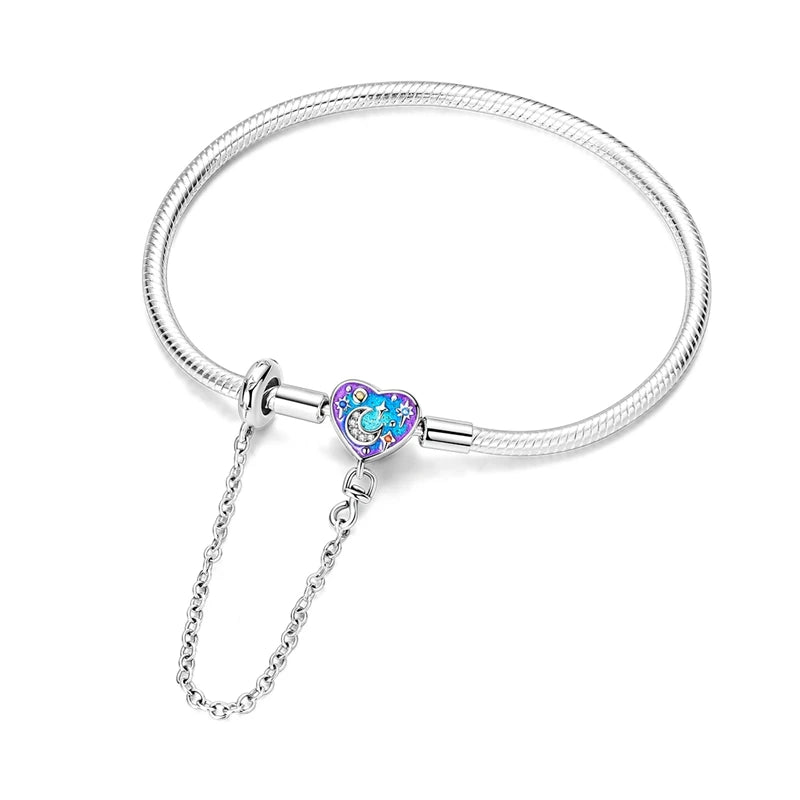 Glänzendes Herz Armband Alltag Stil
