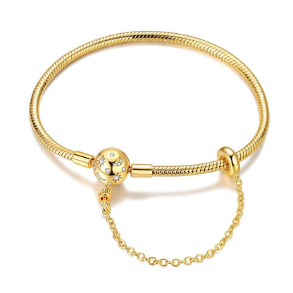 Glänzendes Herz Armband Alltag Stil