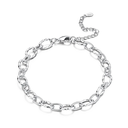 Glänzendes Herz Armband Alltag Stil