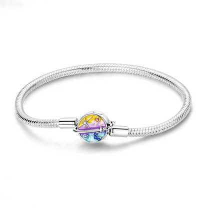 Glänzendes Herz Armband Alltag Stil