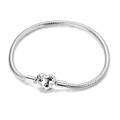 Glänzendes Herz Armband Alltag Stil