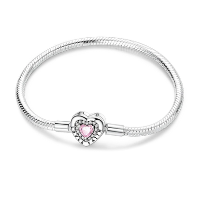 Glänzendes Herz Armband Alltag Stil