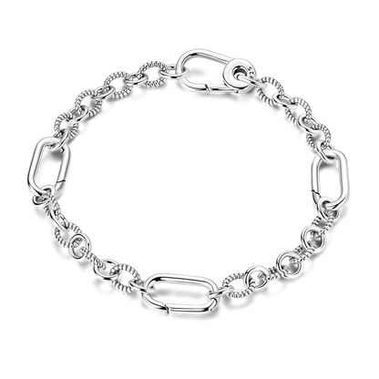 Glänzendes Herz Armband Alltag Stil