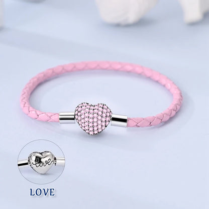 Glänzendes Herz Armband Alltag Stil