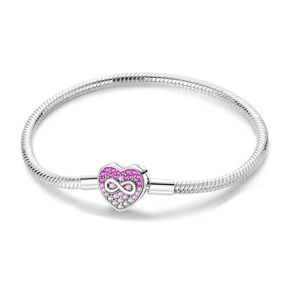 Glänzendes Herz Armband Alltag Stil