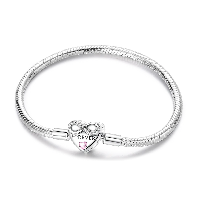 Glänzendes Herz Armband Alltag Stil