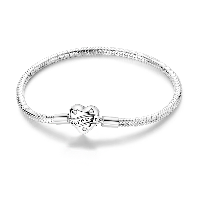 Glänzendes Herz Armband Alltag Stil