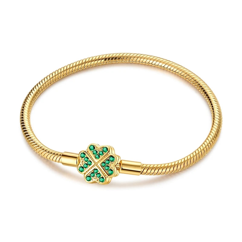 Glänzendes Herz Armband Alltag Stil