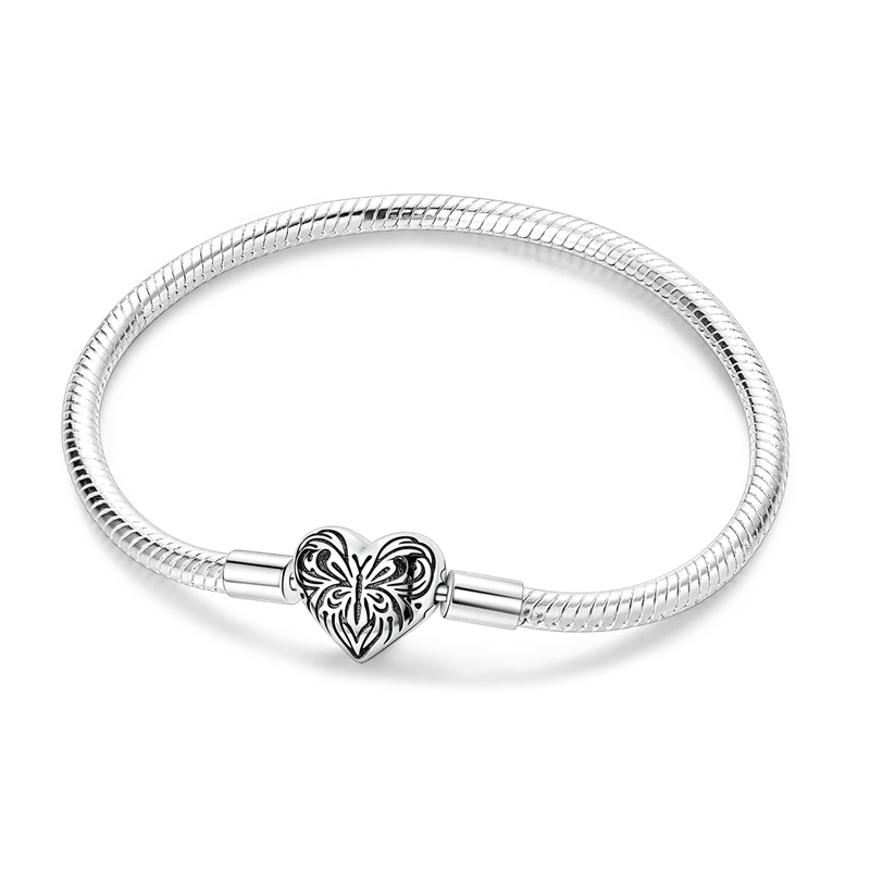 Glänzendes Herz Armband Alltag Stil