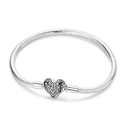 Glänzendes Herz Armband Alltag Stil
