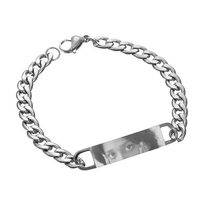 Laser Engraved Eye Photo Armband